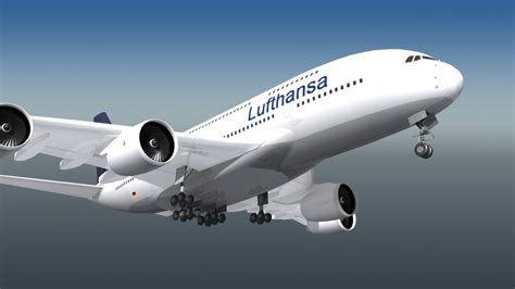 Lufthansa Airbus A380 Model - TurboSquid 2126672