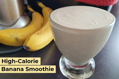 High Calorie Oat Smoothie For Weight Gain Visual Recipe