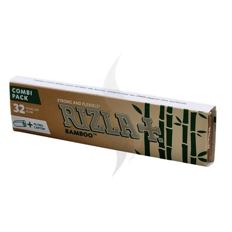 Rizla Bamboo King Size Long Rolling Papers With Tips