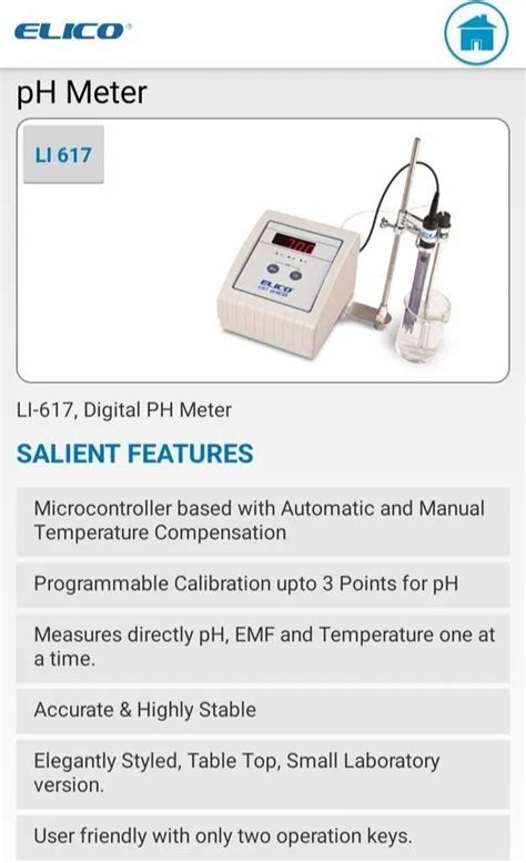 Elico Ltd Li 120 Digital Ph Meterli 617ph Meter At Best Price In