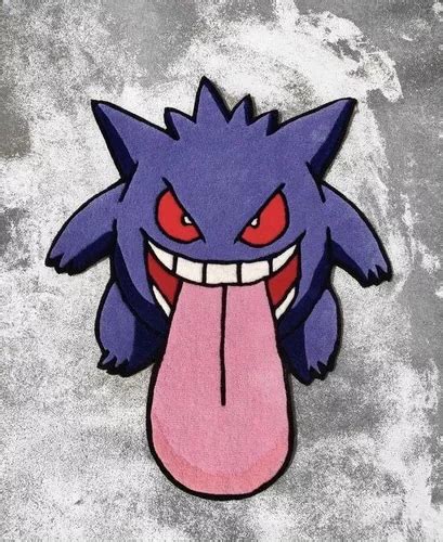 Alfombra Tapete Gengar De Pokemon Pikachu MercadoLibre