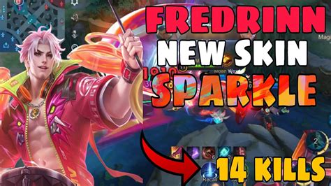 Fredrinn New Skin Sparkle Full Gameplay Kills Mlbb Fredrinn New