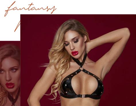 Sexy Set Jsy Femmes Sexy Lingerie Ensemble Noir Sous V Tements En Cuir