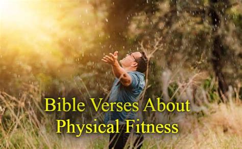 30bible Verses About Physical Fitness Kjv