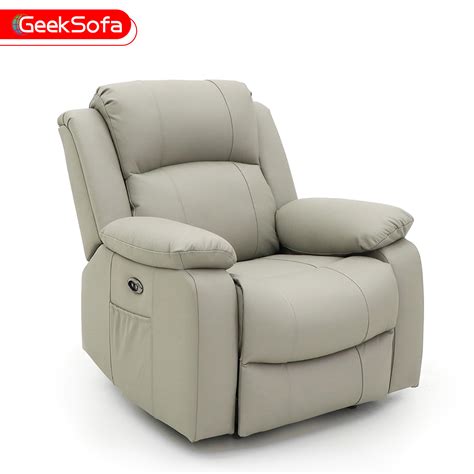 Geeksofa Modern Lazy Boy Leather Power Electric Recliner Chair With Massage And Heat China