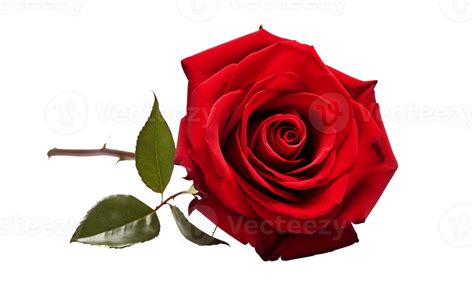 single red rose  transparent background  png