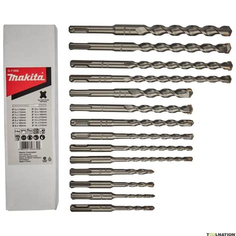 SET BROCAS SDS PLUS TCT 14PCS 5 6 7 8 10 12 14 16 D 71956 MAKITA