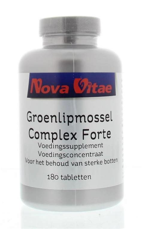 Green Lipped Mussel Complex Forte 180 Tablets Nova Vitae Bik Bik