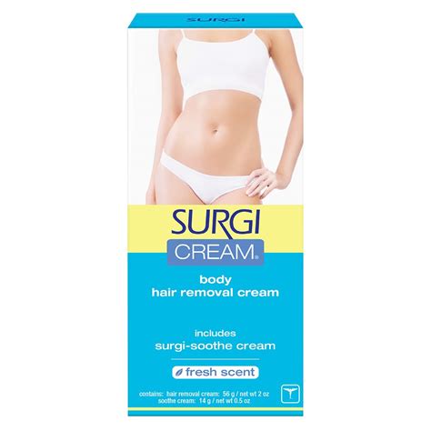 Amazon Surgi Cream Hair Remover For Bikini Legs 56g 2oz SURGI82501 Shaving Sets