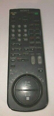 Sony RMT V130 VCR VTR TV Remote Control SLV 750HF SLV 751H EBay