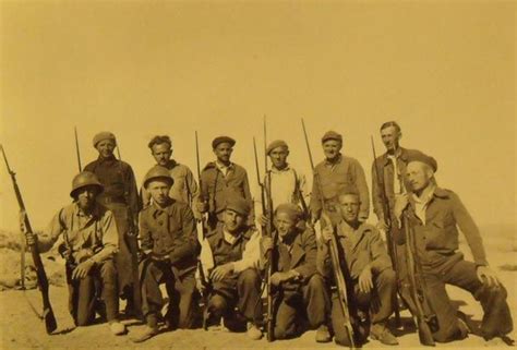 Lincoln Battalion Infantry At Jarama Fighting At Jarama Spanish Civil