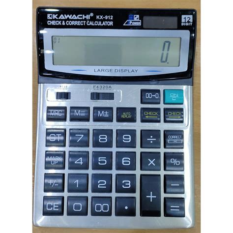 Jual Kalkulator Electronic Large Display Digits Kx Kawachi