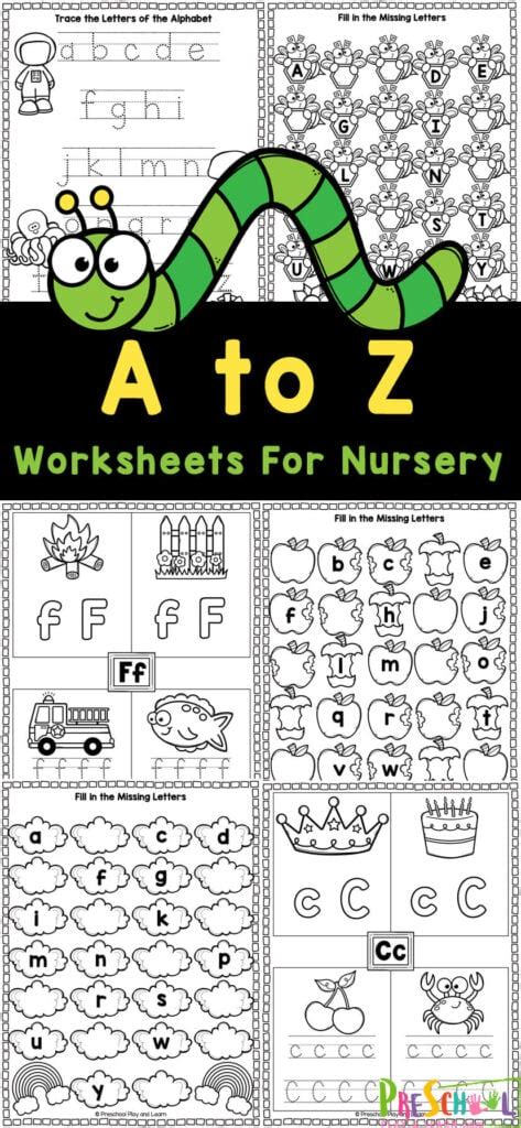 FREE Printable Letter Find Worksheets with Dot Markers