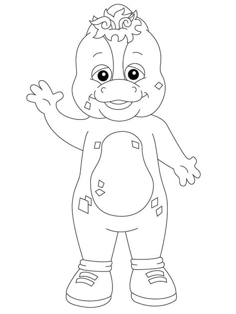 Coloriages Barney Coloriages Barney Et Ses Amis Coloriages Pour The