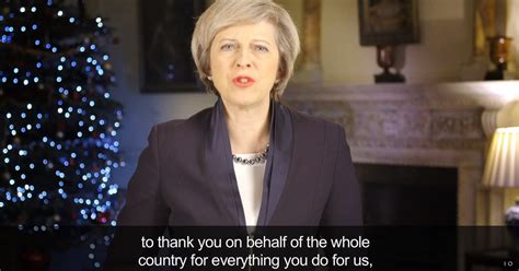 Theresa May Urges Brits To ‘unite Post Brexit In Christmas Message