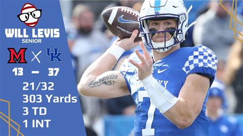 Will Levis Kentucky Qb Vs Miami Oh Youtube