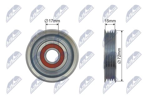 Deflection Guide Pulley V Ribbed Belt RNK HD 007 NTY 38942P01003