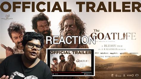 Aadujeevitham The Goat Life Official Trailer Reaction A R Rahman