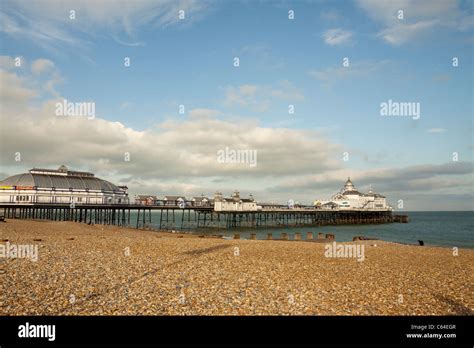 Eastbourne Pier And Seafront East Sussex England Uk Stock Photo Alamy