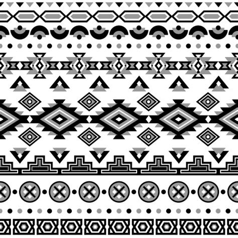 Tribal Striped Seamless Pattern Royalty Free Vector Image