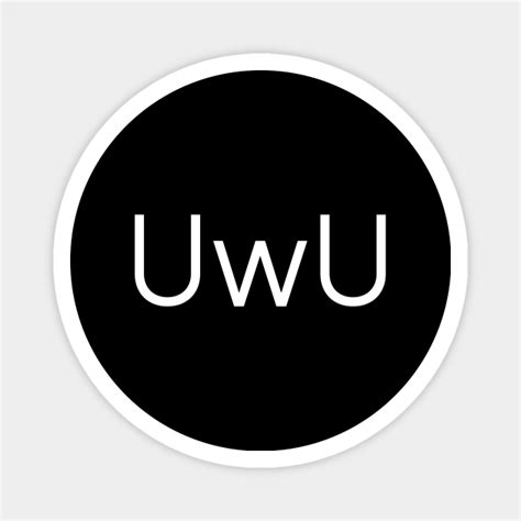 UwU Emoticon - Uwu Emoticon - Magnet | TeePublic