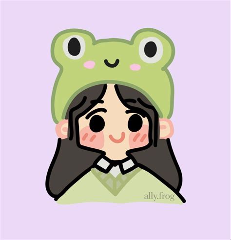 Anime Chibi Kawaii Cute Frog - Techou Wallpaper