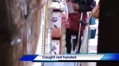 Caught Red Handed Shoplifter Filmed By Store Detective Youtube