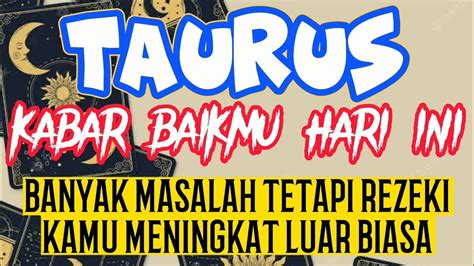 RAMALAN ZODIAK TAURUS HARI INI MINGGU 16 APRIL 2023 BANYAK MASALAH