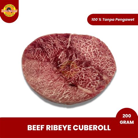 Jual Daging Sapi Wagyu Ribeye Meltik Premium Cuberoll Meltique Beef