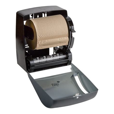 Lavex Translucent Black Lever Activated Paper Towel Dispenser With 6