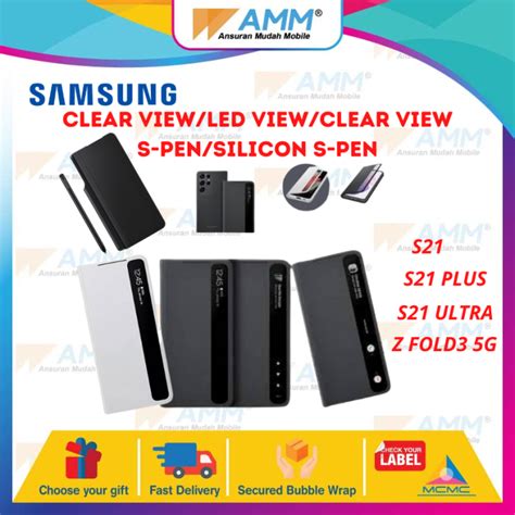 ORIGINAL SAMSUNG GALAXY S21 SERIES/ Z FOLD3 5G [CLEAR VIEW COVER] [LED VIEW COVER] [FLIP COVER S ...