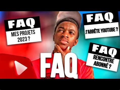 Faq Abonn S Je R Ponds Vos Questions Youtube