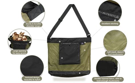 Mushroom Foraging Bag Foraging Kit With Mesh Bag And Knife