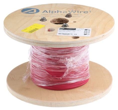 Rd Alpha Wire Alpha Wire Ecowire Series Red Mm Hook Up