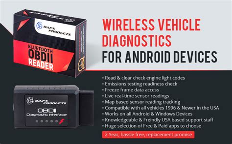 For Android Phones Only Wireless Bluetooth Diagnostic Obd Scanner