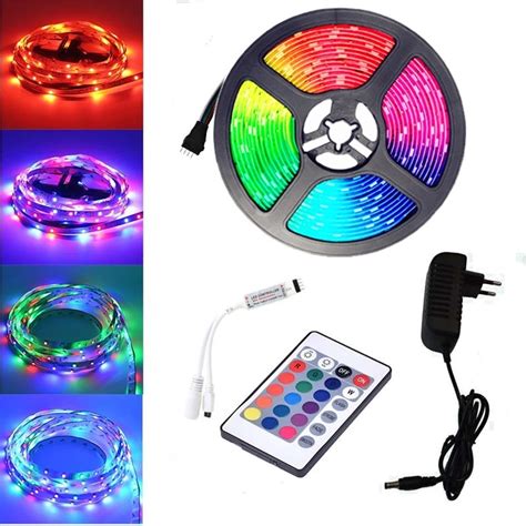 Cinta Tira Luces Led Rgb Mts Wifi Fuente All Import Mercado