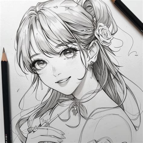 anime pencil sketches images    freepik