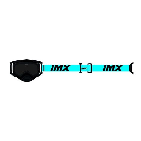 Gogle Imx Dust Black Matt Blue Szyba Dark Smoke Clear Szyby W