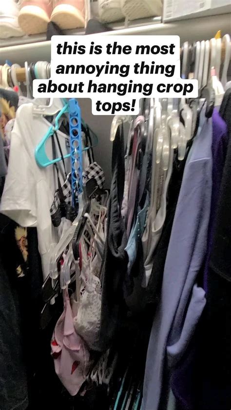 A Better Way To Organize Your Crop Tops And Still See Them Small