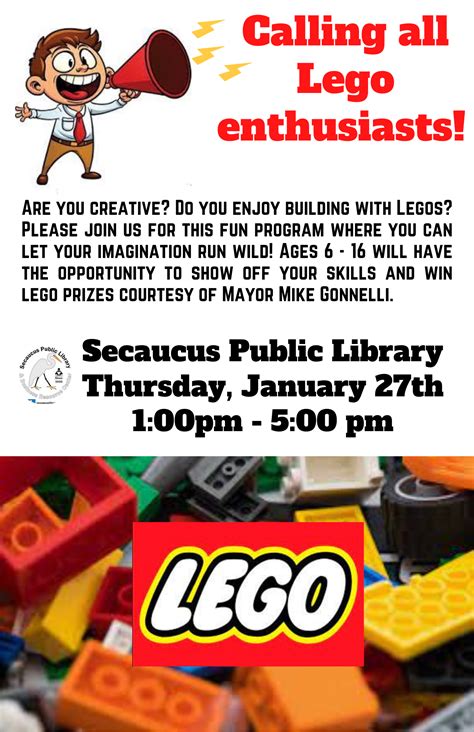 Town Of Secaucus Lego Event