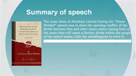 House Divided Speech by Cami Balser on Prezi