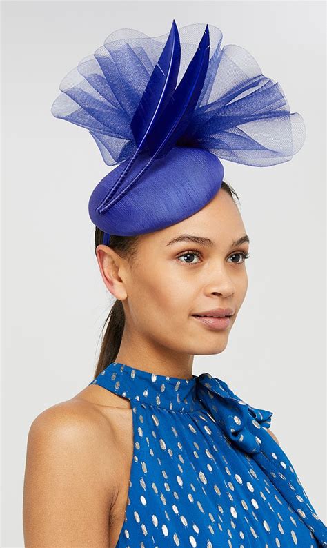 Royal Blue Fascinator For The Races Royal Blue Mother Of The Bride Fascinator Fascinator For A