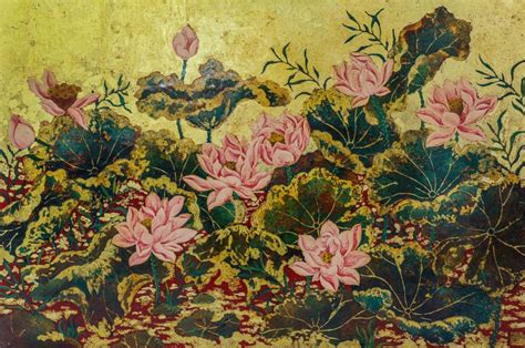 Pink Lotus H Ng Li N Artist Ho S Ch U I V N Size Kich C Cm X