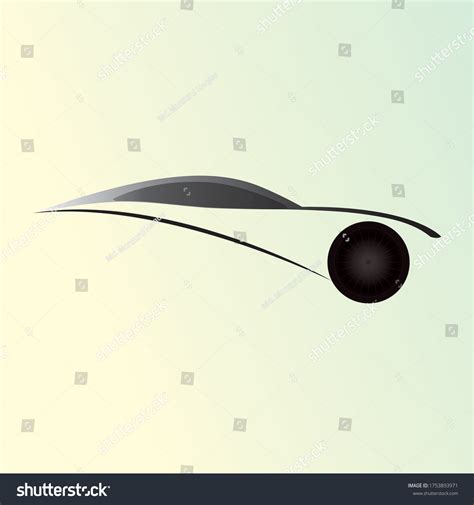 Black White Car Logo Stock Vector (Royalty Free) 1753893971 | Shutterstock