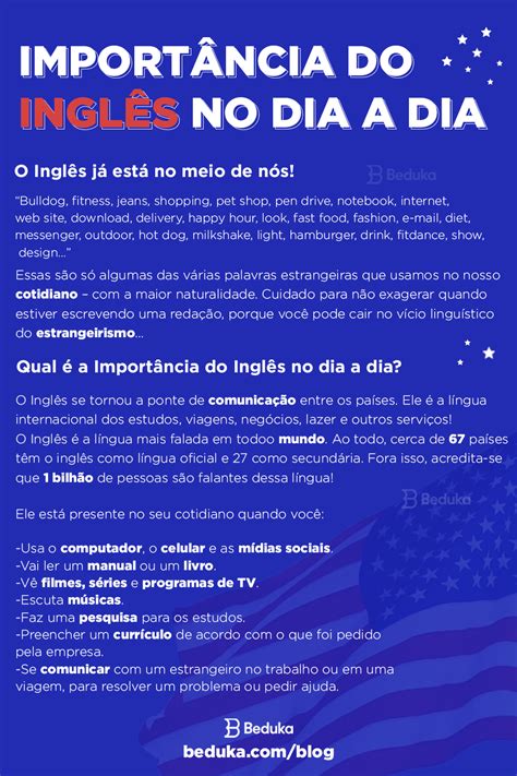 IMPORTÂNCIA DO INGLÊS NO DIA A DIA Inglês Palavras estrangeiras