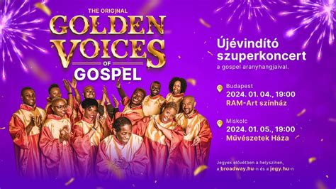 The Golden Voices Of Gospel J Vk Sz Nt Duplakoncert Budapest