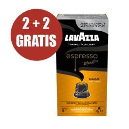 Lavazza Espresso MAESTRO LUNGO 100 Arabica Capsules Voor Nespresso