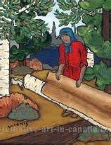 Building a birchbark canoe starts with choosing the birch tree