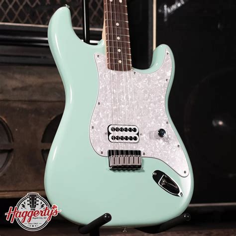 Fender Limited Edition Tom Delonge Stratocaster Electric Guitar Surf Green With Deluxe Gig Bag