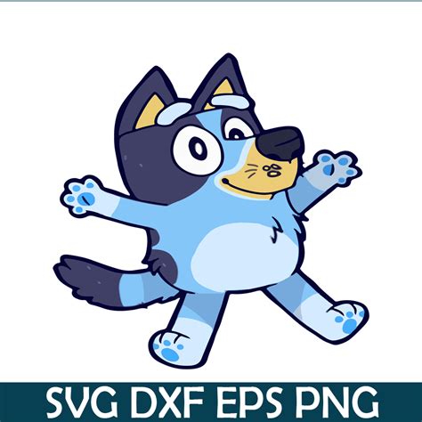 Funny Bandit Heeler Svg Pdf Png Bluey Character Svg Bluey Ca Inspire